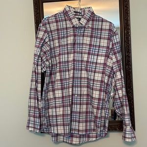 Lands’ End No Iron Twill Traditional Fit XL 17-17.5